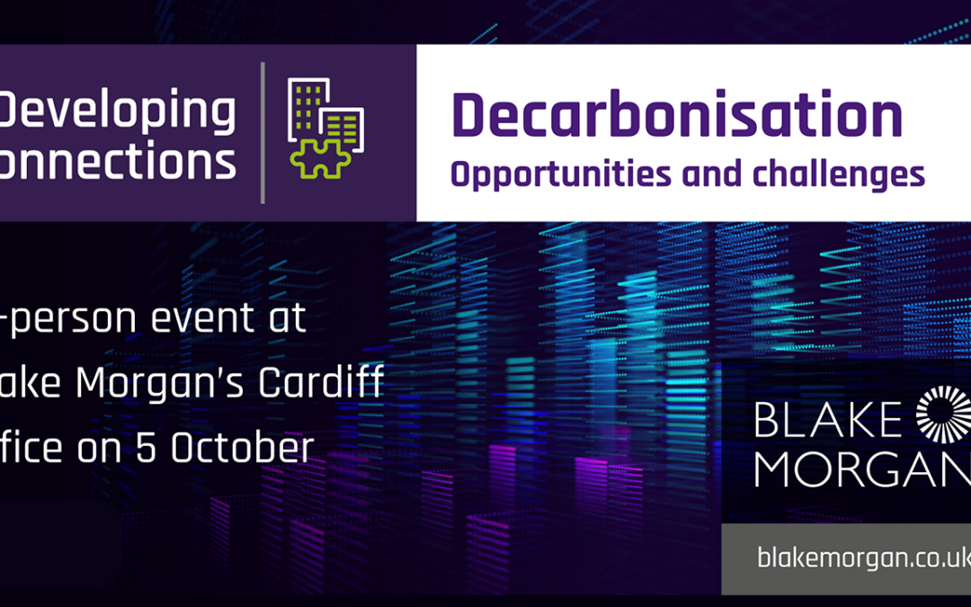 Developing connection event: Decarbonisation